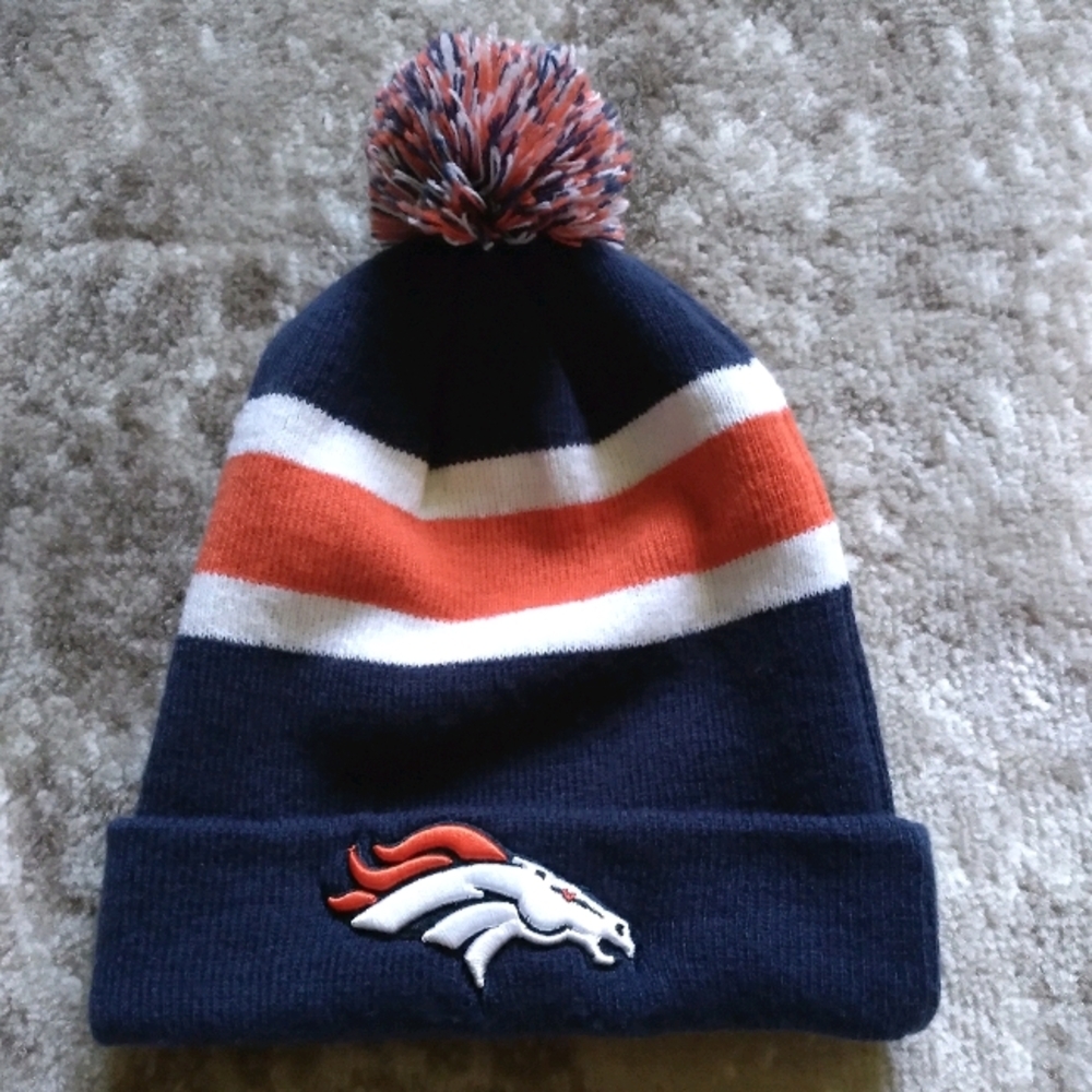 NFL Broncos Embroidered Knit Hat